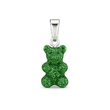 Crystal Haze Jewelry Crystal Haze Nostalgia Haribo Bear Green Haze Silver Pendant for Women 41550095
