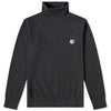 Maison Kitsune Fox Head Patch Turtleneck Knit 153196655 [P]