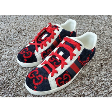 Gucci Ace GG Diamond Towel Sneakers 153196823