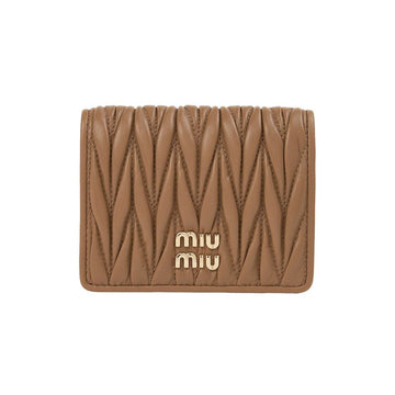 Miu Miu Matelasse Napa Leather Wallet 153200057