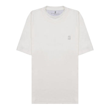 BRUNELLO CUCINELLI 男性ロゴジャージTシャツ 153200095