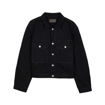 LEMAIRE Men's Denim Trucker Jacket 153200110