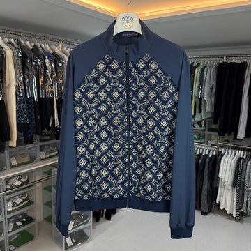 LOUIS VUITTON Monogram Technisches Baumwoll Track Top Jacke 153203257