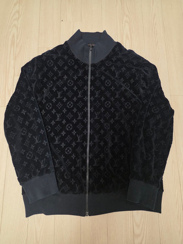 LOUIS VUITTON (2XL) モノグラム ベルベット ブルゾン ジャケット 153209013