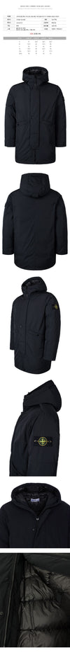 STONE ISLAND マイクロツイルパディングジャケット ブラック 25FW 153211209 [P]