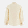 Moncler Quilted Jacket with Logo Patch Ivory 153223385 [P]