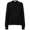 THE ROW 25FW ブラック カシミヤ カーディガン 153228964 [P]