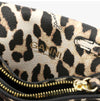 Ganni Leopard Print Logo Bow Flap Card Wallet 151765583 [P]