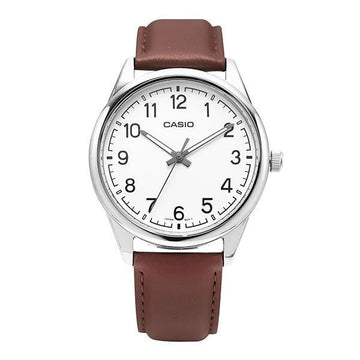 CASIO MTP-V005L-7B4UDF (MTP-V005L-7B4) Analoguhr aus Leder für Männer 149924107
