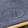 Hermes Canvas Polochon Drawstring Bucket Bag Blue 153244946 [P]