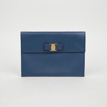 Salvatore Ferragamo Saffiano Vara Clutch 152885292