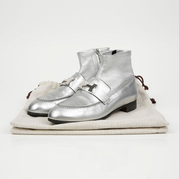 HERMES 生オノレアンクルブーツ 37サイズ 152924558