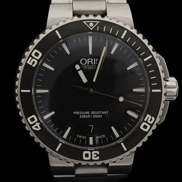 ORIS 01 733 7676 4154 40MM スチール 自動巻き AQUIS アクイース デイト メンズウォッチ 153245257