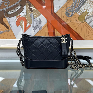 CHANEL ガブリエル ホーボーバッグ スモール ブラック 26番 153245620