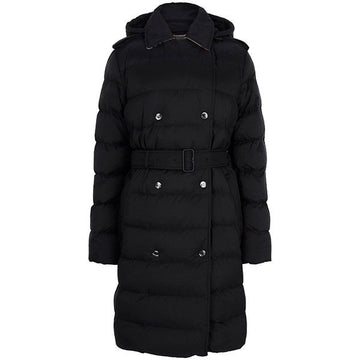 BURBERRY ブラック ケント グース ダウン ロング ジャケット 8110313 147202477