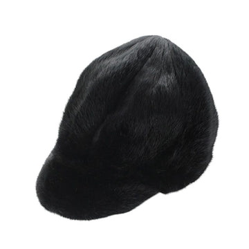 OTHER BRAND ブラックミンクファーキャップ 153247598