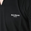 Balmain Cotton Polo Short Sleeve T-Shirt Black 153248927 [P]
