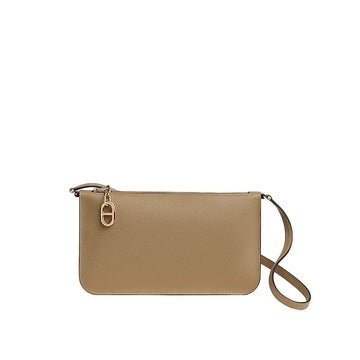 HERMES Pouch aus Evercolor Kalbsleder mit goldfarbenen Hardware und Kettenverschluss H086888CC1C 153250126