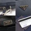 PRADA ネイビーカラーサピアノレザーのワークバッグブリーフケース2WAY 2VE368 153252056 [P]