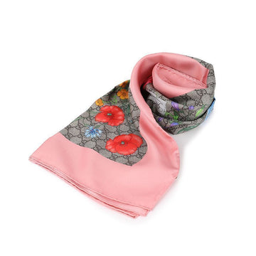 GUCCI Seiden-Schal mit Blumenmotiv 602585-3G001-9772 115106045