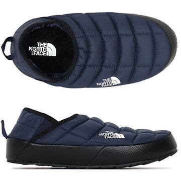 North Face 25FW Navy White Thermoball Traction Padding Mule 149825725