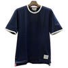 Thom Browne Side Slit Ringer T-Shirt Navy 153254599 [P]