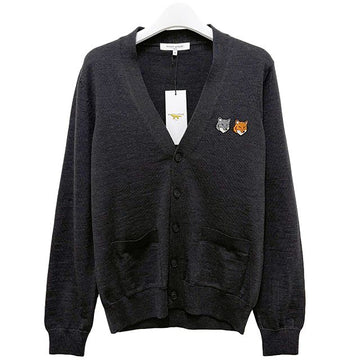 MAISON KITSUNE ダブルフォックスヘッドレギュラーカーディガン 153254614