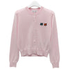 Maison Kitsune Women's Double Fox Head Regular Cardigan Petula Pink 153254616 [P]