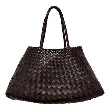 Dragon Diffusion SANTA CROCE Shoulder Bag Big Dark Brown 153254630