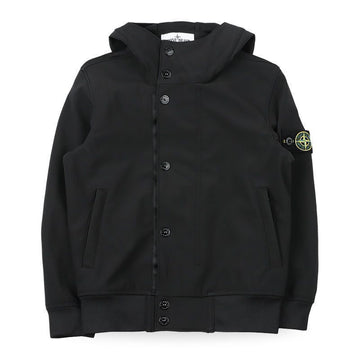 STONE ISLAND Stein Kinder Wappen Patch Bomberjacke (Schwarz) 10,12A 151256461 [P]