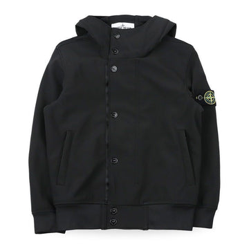 STONE ISLAND Stein Kinder Wappen Patch Bomberjacke (Schwarz) 14A 151256575 [P]