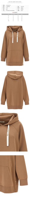 MaxMara 24FW OSPITE Drawstring Hoodie Camel 2429946041 004 119577567 [P]