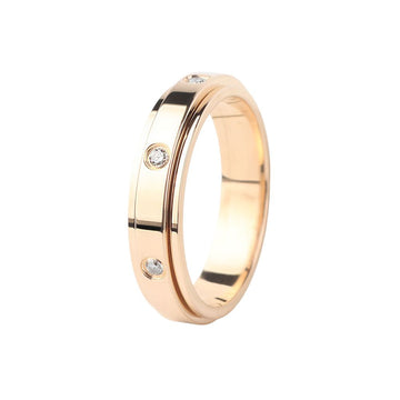 PIAGET ピンクゴールド 7Pダイヤ プレザント リング 4.7mm ウェディング リング 55号 36590-1 153286135