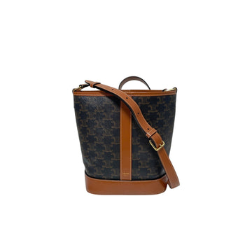 CELINE Triumph Bucket Bag Klein Schultertasche H00255 153286158
