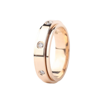 PIAGET G34PC2 ピンクゴールド 7Pダイヤ ポゼッションリング 4.7mm ウェディングリング 47号 36590-2 153287836