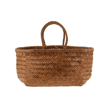 DRAGON DIFFUSION Bamboo Triple Jump Small Tote Bag 8811 TAN BLACK EDGE 147873321 [P]