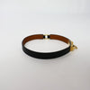 Hermes Black Gold Buckle Reversible Bracelet XS 153340683 [P]