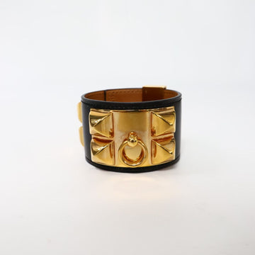 HERMES メドールイエローゴールドブレスレットバングル 153340743