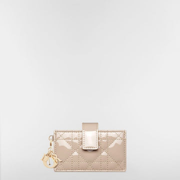 DIOR Lady Jasmine Kartenetui Pudergebeige Patentes Kapsel-Leder 153350272