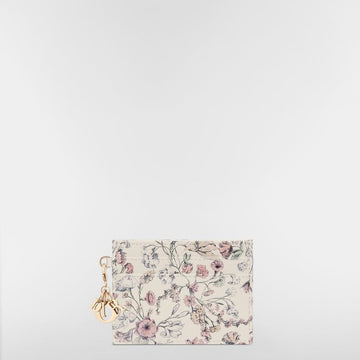 DIOR カード財布 ピンク Millefiori プリント 子牛革 153350280