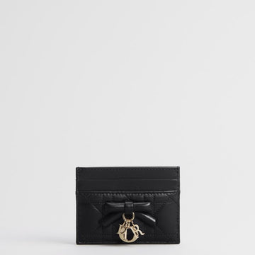 Dior Lady Frigia Cardholder Black Cannage Lambskin 153350318