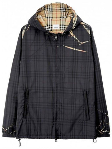 BURBERRY Gemaschter Kapuzenjacke 8071655 133027019