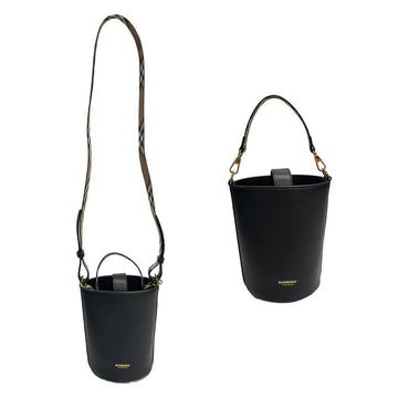 BURBERRY スモールバケットバッグ クロスボディ 80840351 ブラック 127469697