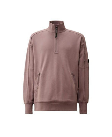 CP Company Diagonal Raised Fleece Polo Sweatshirt 152204196