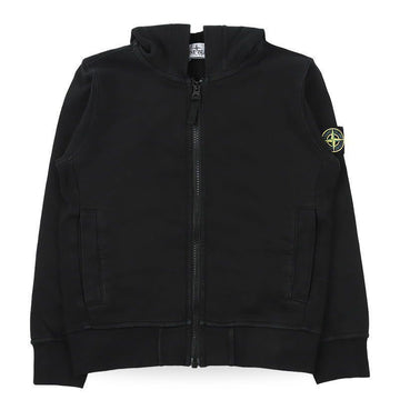 STONE ISLAND Stone Kids Wappen Patch Kapuzenjacke (schwarz) L1S16 6100004 S0040 V0029 10,12A 151208648 [P]