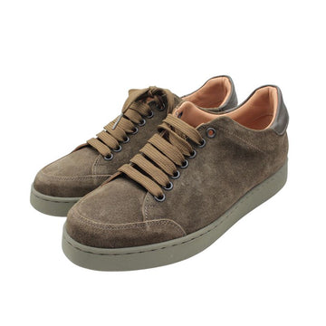 MaxMara Suede Sneakers in Olive Green 38 153366784