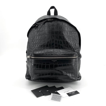 SAINT LAURENT クロコパターン シティバックパック 153367215