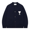 AMI Heart Logo Wool Cardigan 152314359 [P]