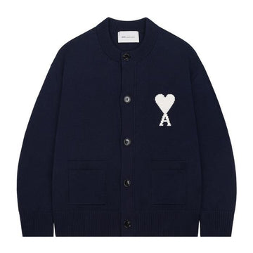 AMI Herzlogo Wollcardigan 152314359