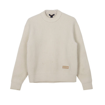 LOUIS VUITTON ロゴパッチニット XSサイズ 1A9EU0 43541874